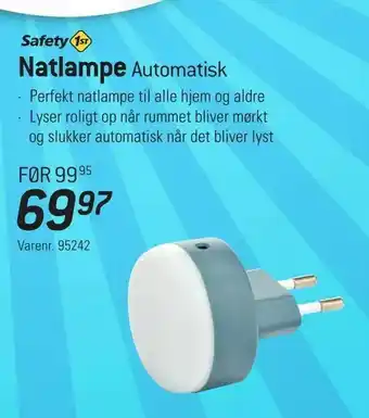 Thansen Natlampe Automatisk tilbud