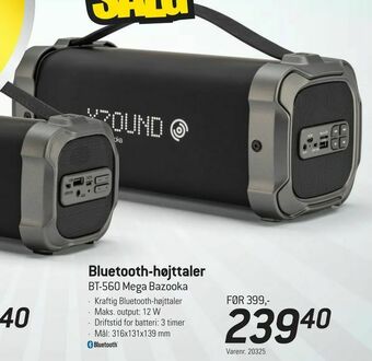 Bluetooth-højttaler