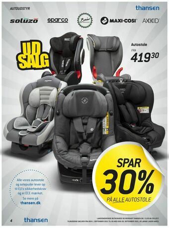 Thansen Autostole tilbud