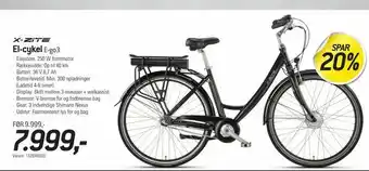 Thansen El-cykel E-go3 tilbud