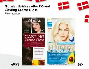 Bilka Garnier Nutrisse eller L'Oréal Casting Creme Gloss tilbud