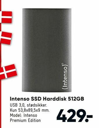 Intenso SSD Harddisk 512GB