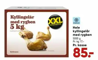 Bilka Hele kyllingelår med rygben tilbud
