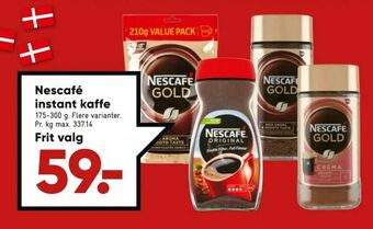 Bilka Nescafé instant kaffe tilbud