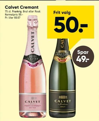 Bilka Calvet Cremant tilbud