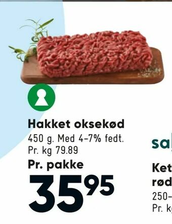 Bilka Hakket oksekød tilbud