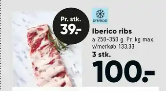 Bilka Iberico ribs tilbud