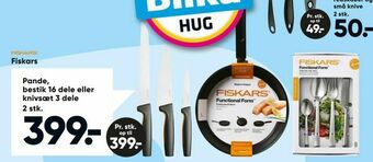 Bilka Pande, bestik 16 dele eller knivsæt 3 dele tilbud