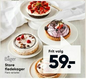 Bilka Store flødekager tilbud