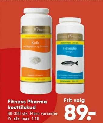 Bilka Fitness Pharma kosttilskud tilbud