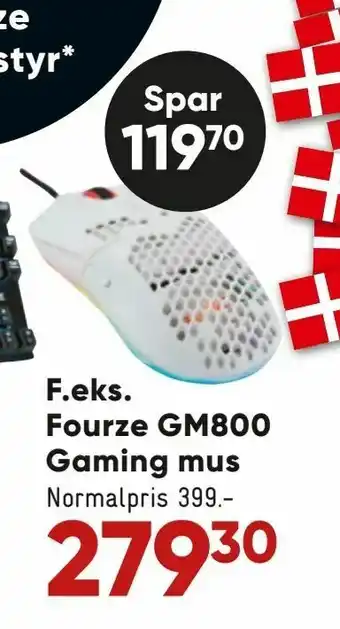 Bilka Fourze GM800 Gaming mus tilbud
