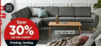 Bilka Madrid hjørnesofa tilbud