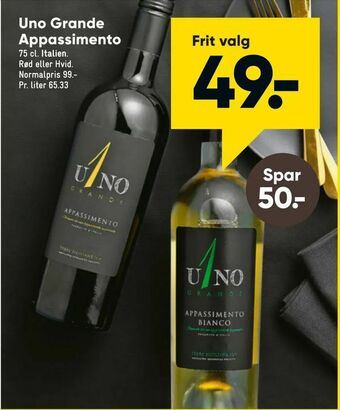 Bilka Uno Grande Appassimento tilbud