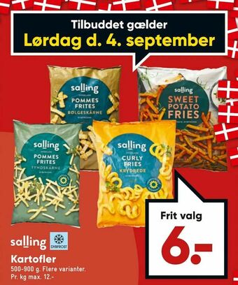 Bilka Kartofler tilbud