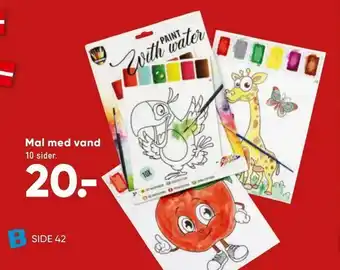 Bilka Mal med vand tilbud