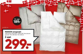 Bilka MAISON sengesæt tilbud