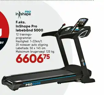 Bilka InShape Pro løbebånd 5000 tilbud