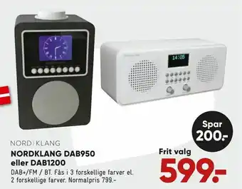 Bilka NORDKLANG DAB950 eller DAB1200 tilbud