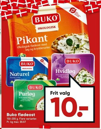 Bilka Buko flødeost tilbud