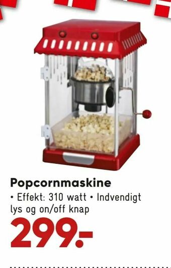 Bilka Popcornmaskine tilbud