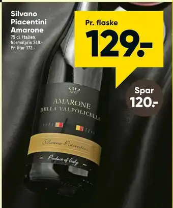 Bilka Silvano Piacentini Amarone tilbud