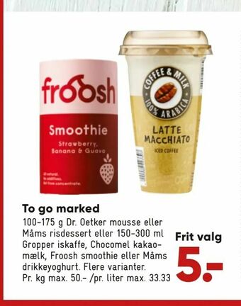 Bilka To go marked tilbud