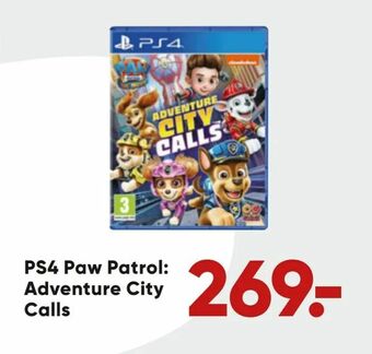 Bilka PS4 Paw Patrol: Adventure City Calls tilbud