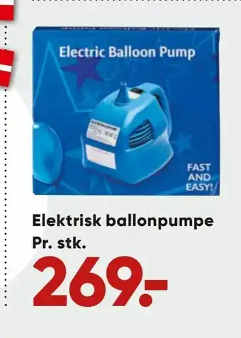 Bilka Elektrisk ballonpumpe tilbud