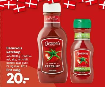 Bilka Beauvais ketchup tilbud