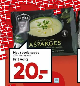 Bilka Mou specialsuppe tilbud