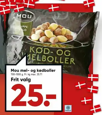Bilka Mou mel- og kødboller tilbud