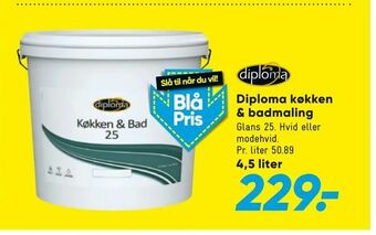 Bilka Diploma køkken & badmaling tilbud