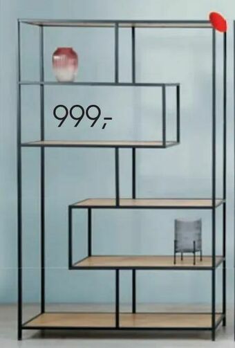 Daells Bolighus Reol med hylder tilbud