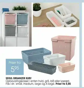 Daells Bolighus Seoul organizer kurv tilbud
