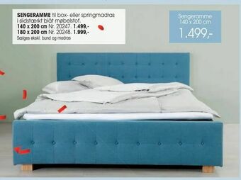 Daells Bolighus SENGERAMME 140 x 200 cm tilbud