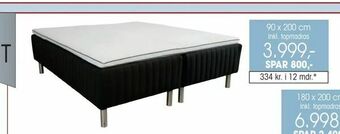 Sættilbud boxmadras + topmadras