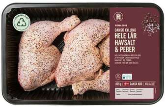 REMA 1000 Lår m. havsalt & peber, 825 g tilbud