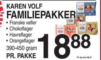 ABC Lavpris KAREN VOLF FAMILIEPAKKER tilbud