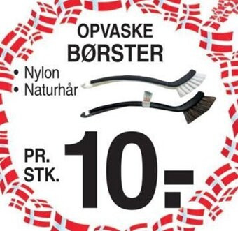 OPVASKE BØRSTER