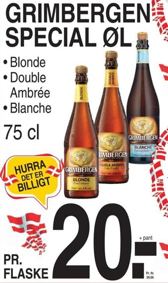 ABC Lavpris GRIMBERGEN SPECIAL ØL tilbud