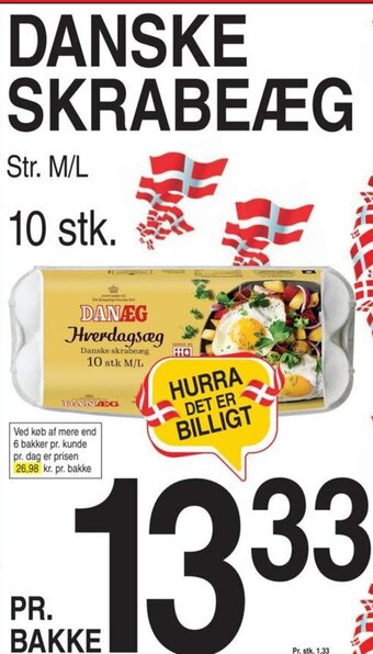 ABC Lavpris DANSKE SKRABEÆG tilbud