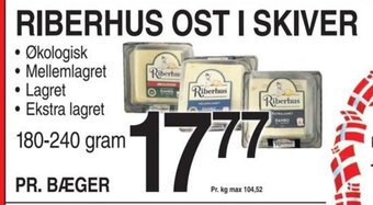 ABC Lavpris RIBERHUS OST I SKIVER tilbud