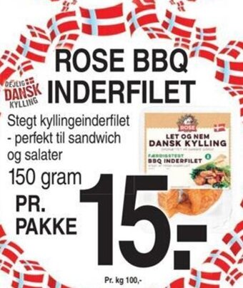 ABC Lavpris ROSE BBQ INDERFILET tilbud