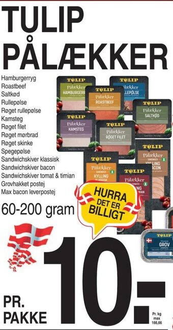 ABC Lavpris TULIP PÅLÆKKER tilbud