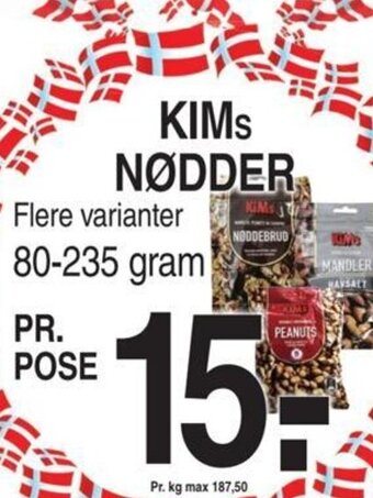 ABC Lavpris KIMS NØDDER tilbud