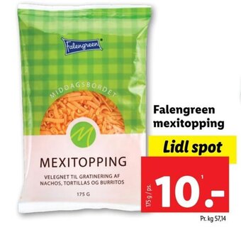 Lidl Falengreen mexitopping tilbud