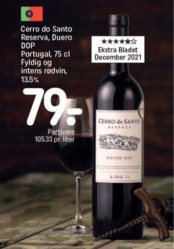 REMA 1000 Cerro do Santo Reserva, Duero DOP tilbud