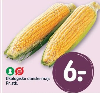 REMA 1000 Økologiske danske majs Pr. stk. tilbud
