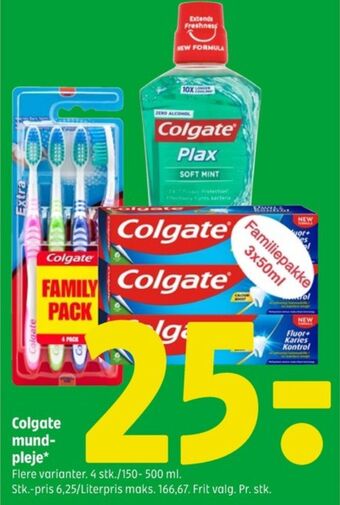 Coop 365 Colgate tandbørste tilbud