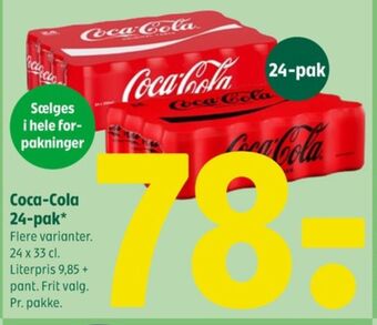 Coop 365 Coca cola cola tilbud